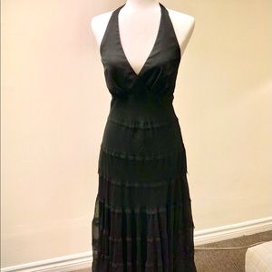 Jones & Co. Black Maxi Dress - Size 8